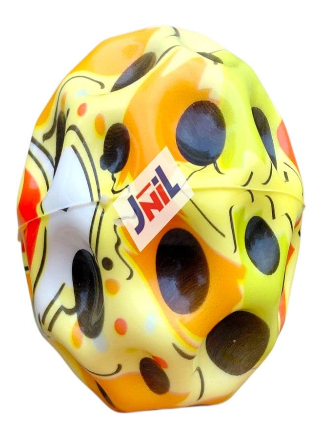 JNiL Super High Bouncing Ball, Moon and Space Balls for Kids and Adults, Improve Hand-Eye Coordination, Easy to Grip (Yellow) - Image 2